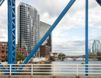 Blue Bridge in Grand Rapids